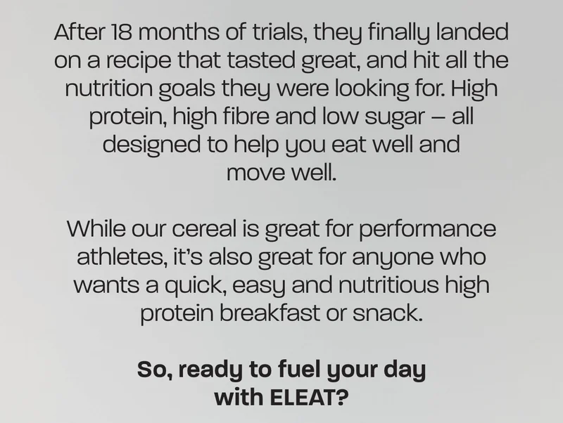 Ready to fuel your day with ELEAT?