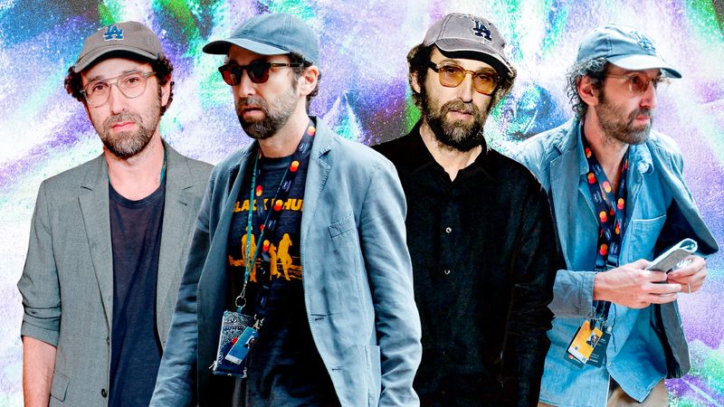 Image may contain: Thomas Bangalter, Thomas Bangalter, Thomas Bangalter, Thomas Bangalter, Clothing, Coat, and Jacket