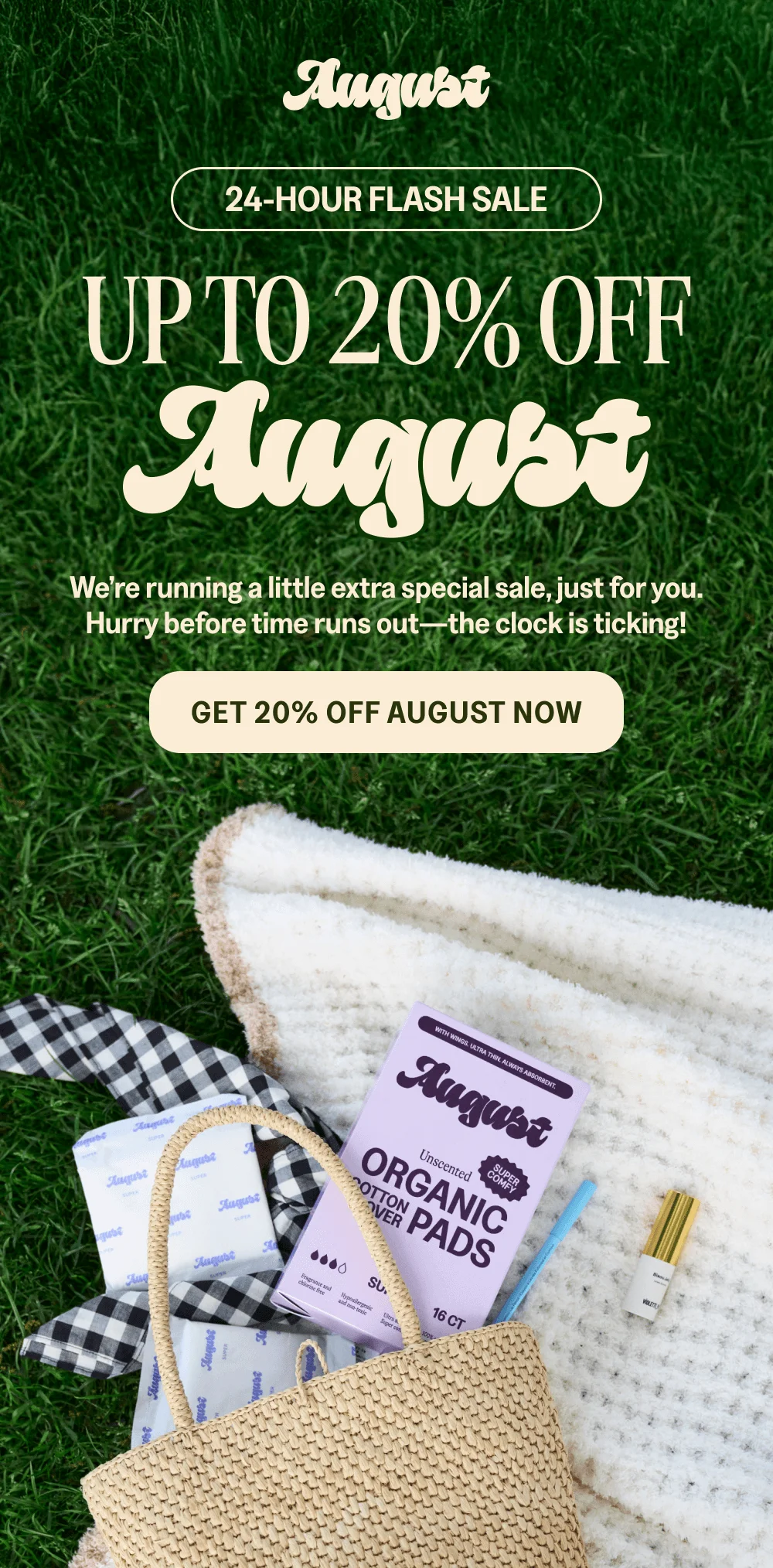 UP TO 20% OFF August [GET 20% OFF AUGUST NOW]