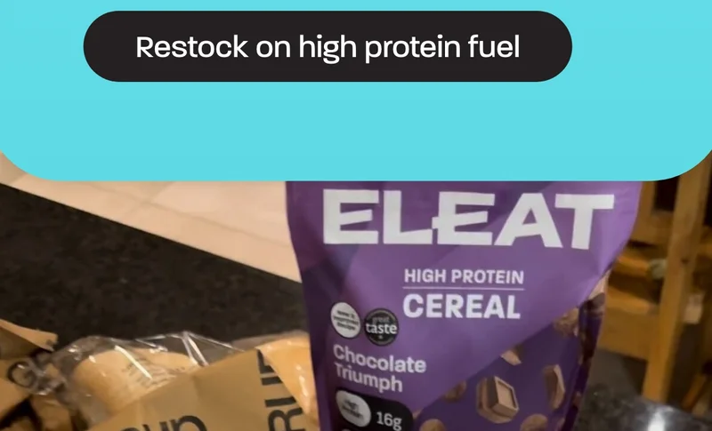 Restock on high protein fuel