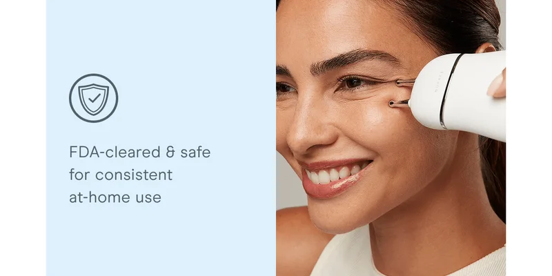 FDA-cleared & safe for consistent at-home use