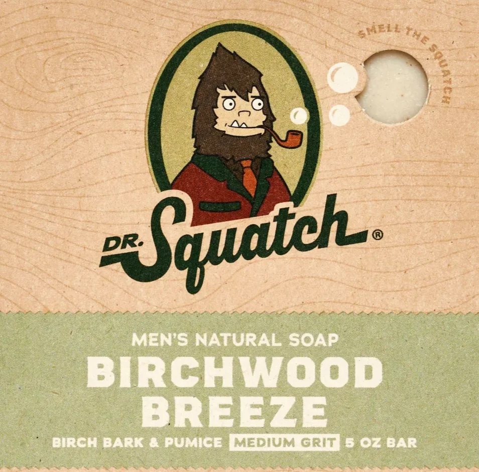 Image of Dr. Squatch Birchwood Soap Bar
