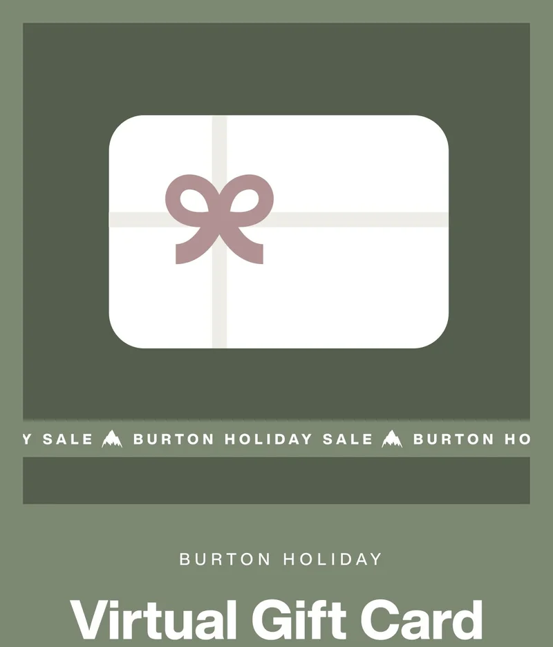 Give the Gift of a Burton Gift Card