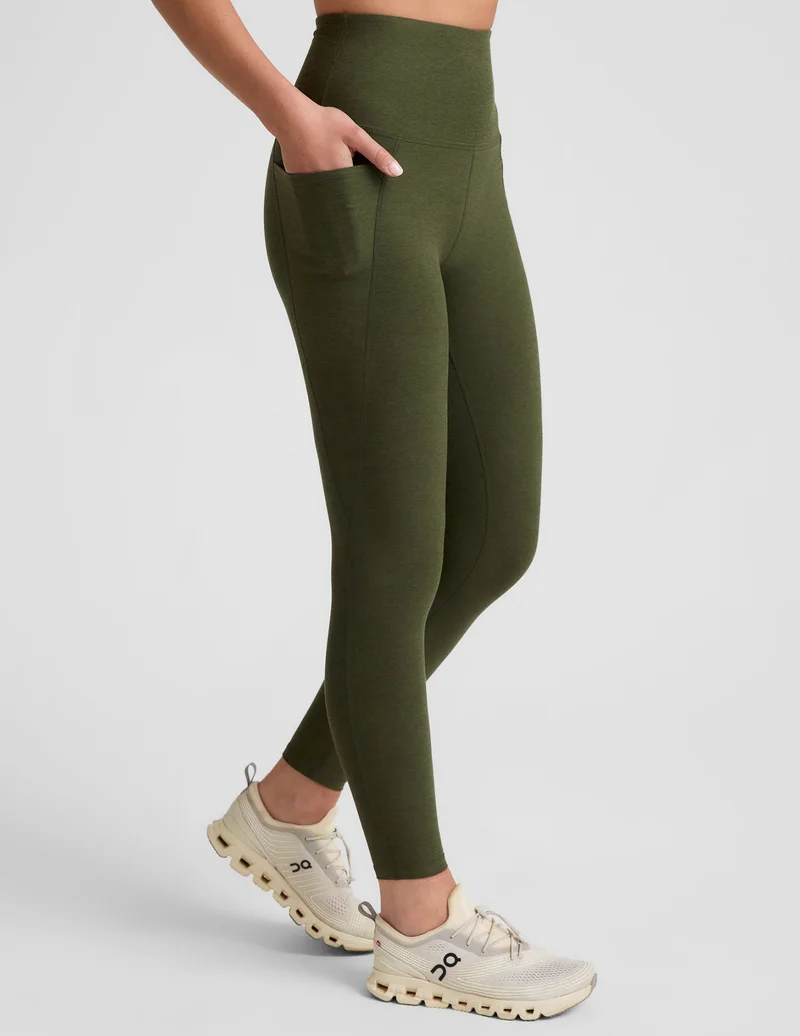 Image of Spacedye Out Of Pocket High Waisted Midi Legging