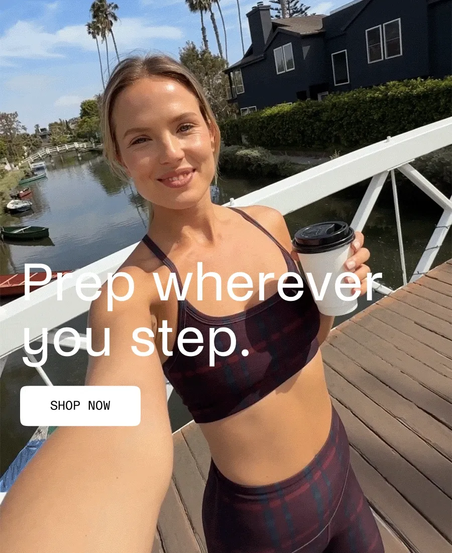 Prep wherever you step.