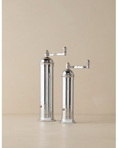 Atlas Brass Pepper Mill-Chrome Plated / 10"