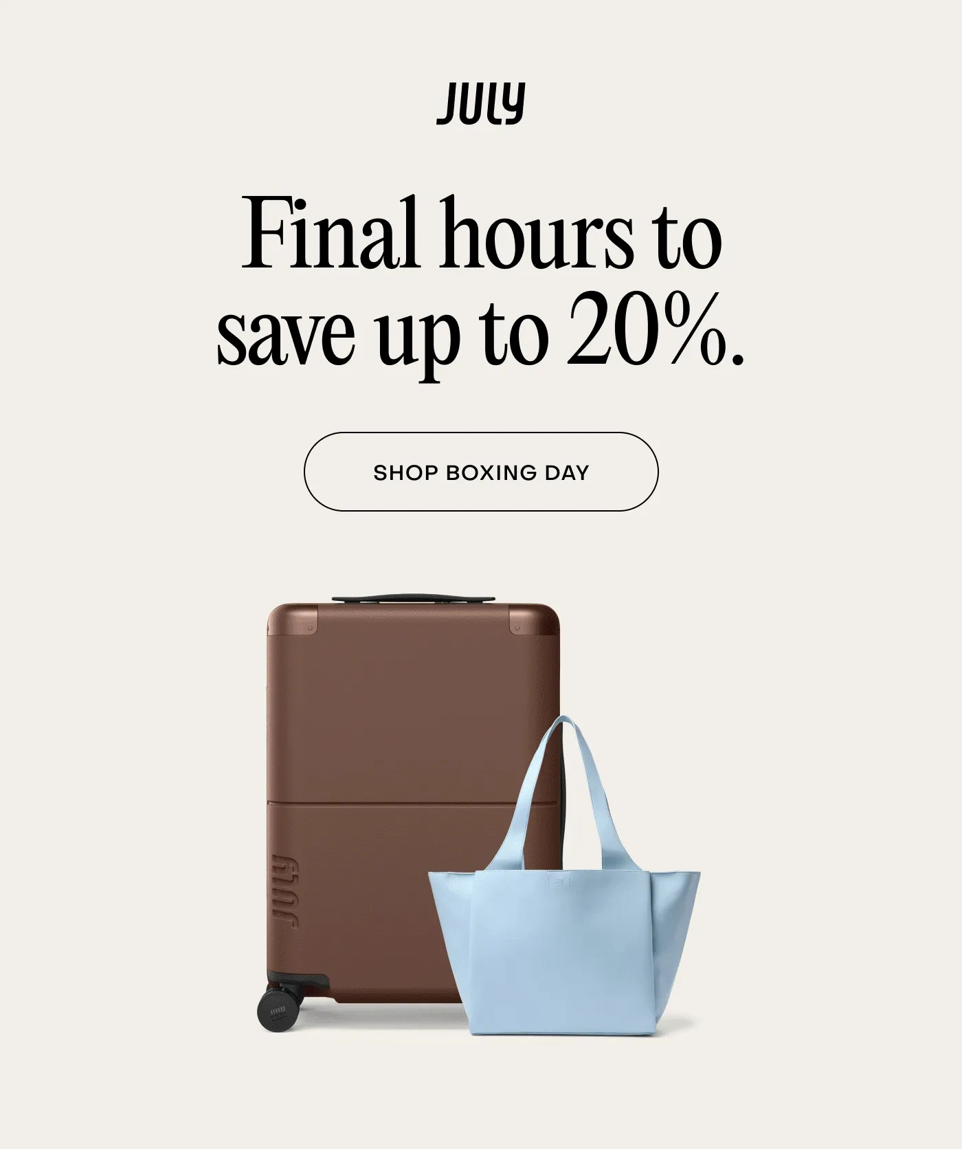 Final hours to save up to 20%.