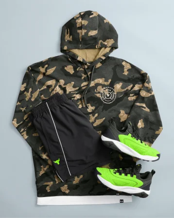CAMO TERRY HOODIE