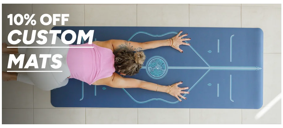 10% off Custom Yoga Mats
