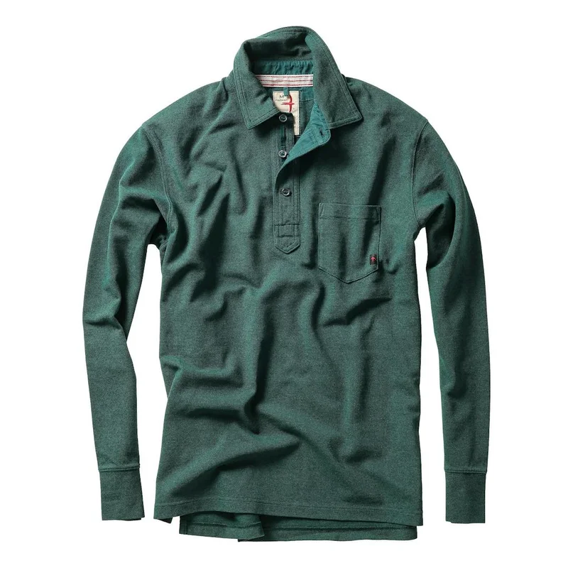 Long Sleeve Vintage Pique Polo
