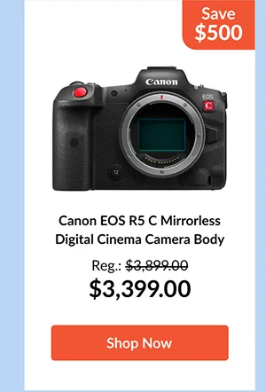 Canon EOS R5 C Mirrorless Digital Cinema Camera Body