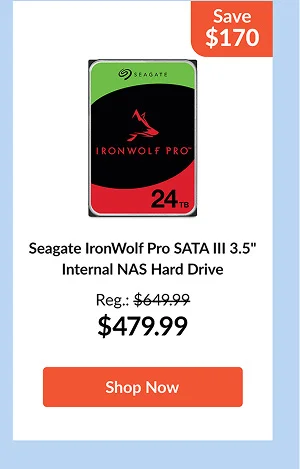 Seagate IronWolf Pro SATA III 3.5inches Internal NAS Hard Drive
