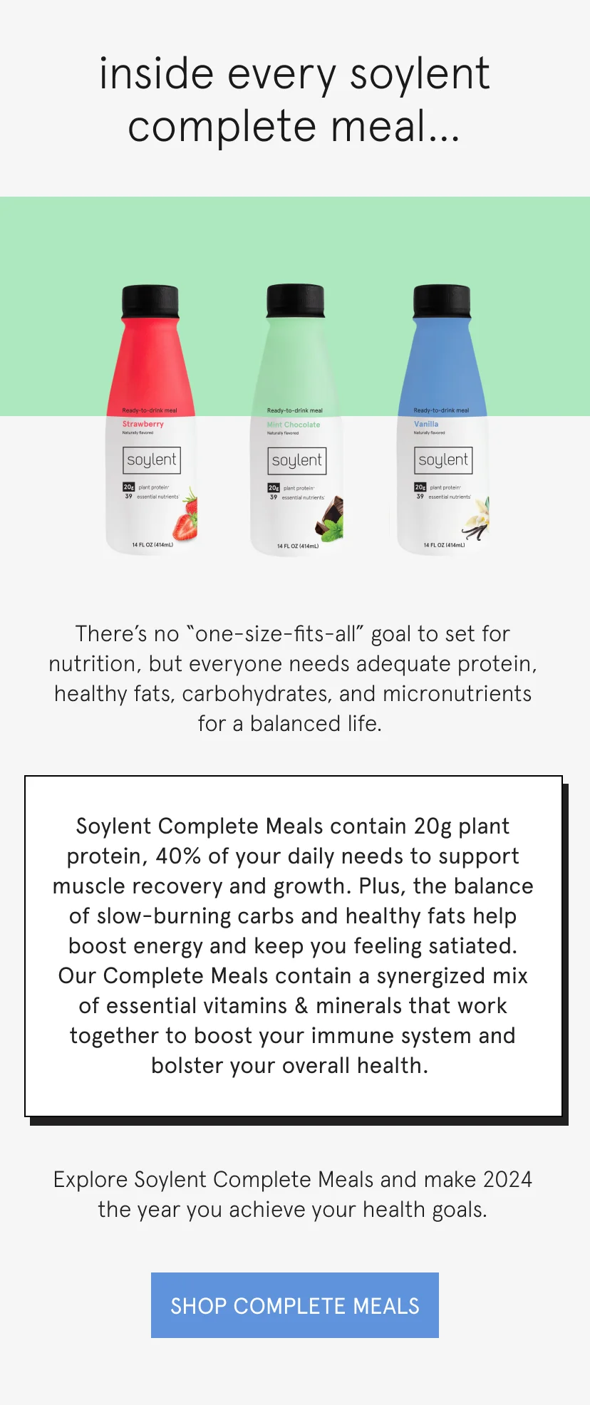 shop complete meals