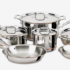 $200 off All-Clad® copper core 10-piece cookware set‡