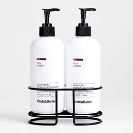 Fig + Amber Hand Soap & Lotion 3-Piece Set