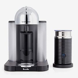 Nespresso® by Breville® VertuoLine Chrome Coffee & Espresso Machine Bundle