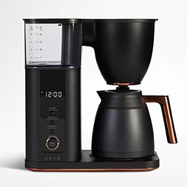 Café™ Matte Black 10-Cup Drip Coffee Maker with Thermal Carafe