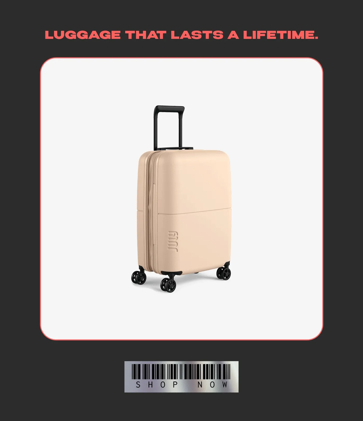 Luggage that lasts a lifetime.