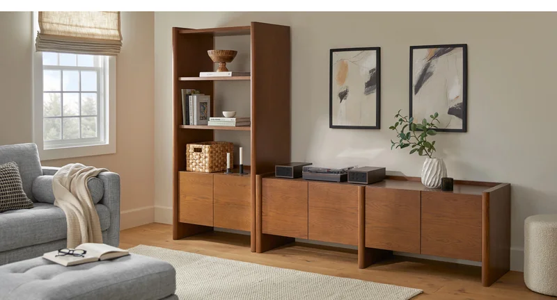 Torme Smoked Oak Media Unit