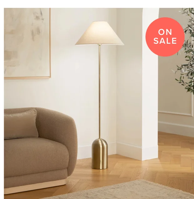 Markham Brass Floor Lamp