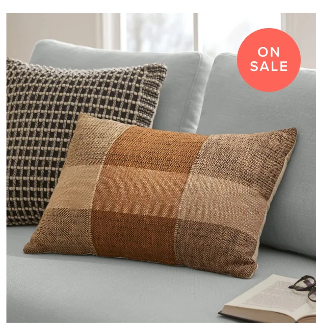 Lewis Plaid Brown Pillow