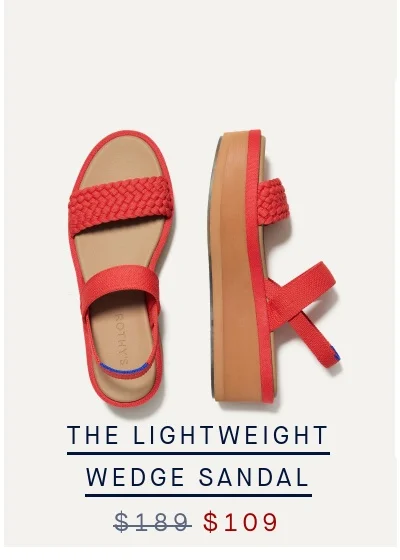 THE LIGHTWEIGHT WEDGE SANDAL