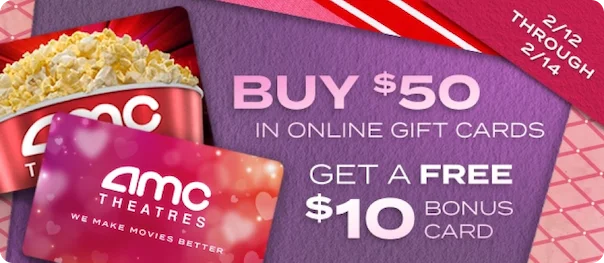 BUY $50 IN ONLINE GIFT CARDS | GET A FREE $10 BONUS CARD