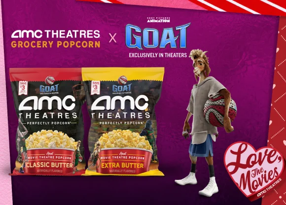 AMC THEATRES GROCERY POPCORN X GOAT