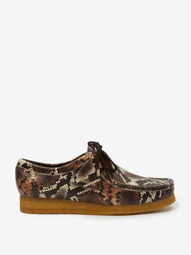 Image of Clarks Originals Wallabee - Snake Print