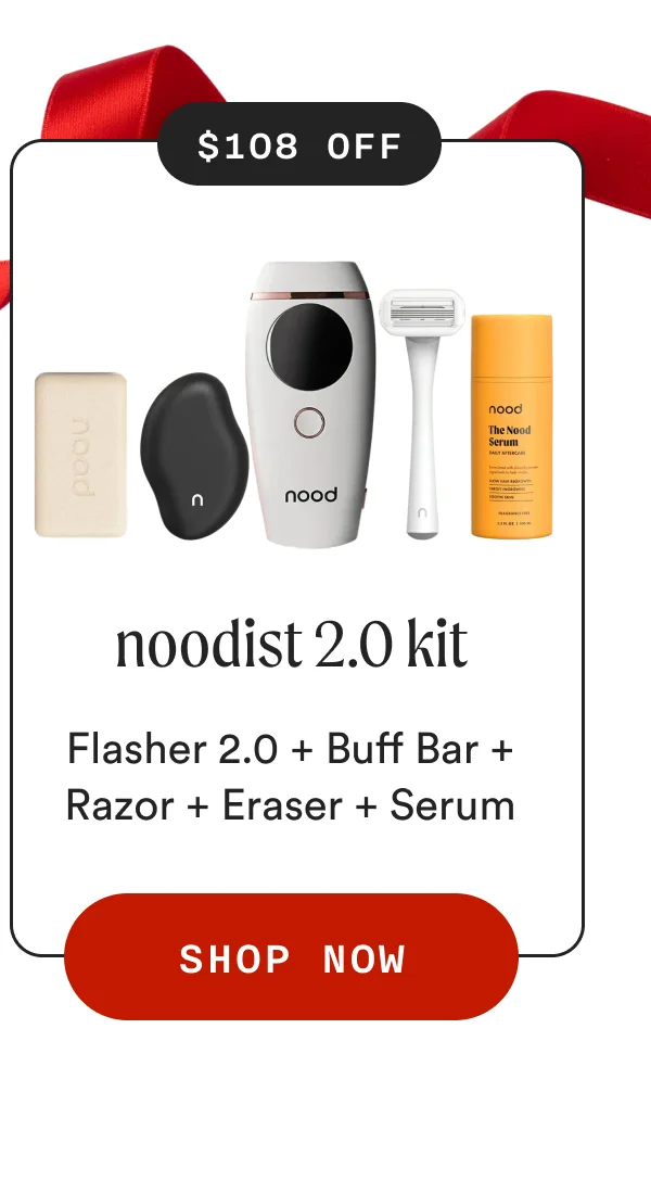 $108 OFF- noodist 2.0 kit - Flasher 2.0 + Buff Bar + Razor + Eraser + Serum - SHOP NOW