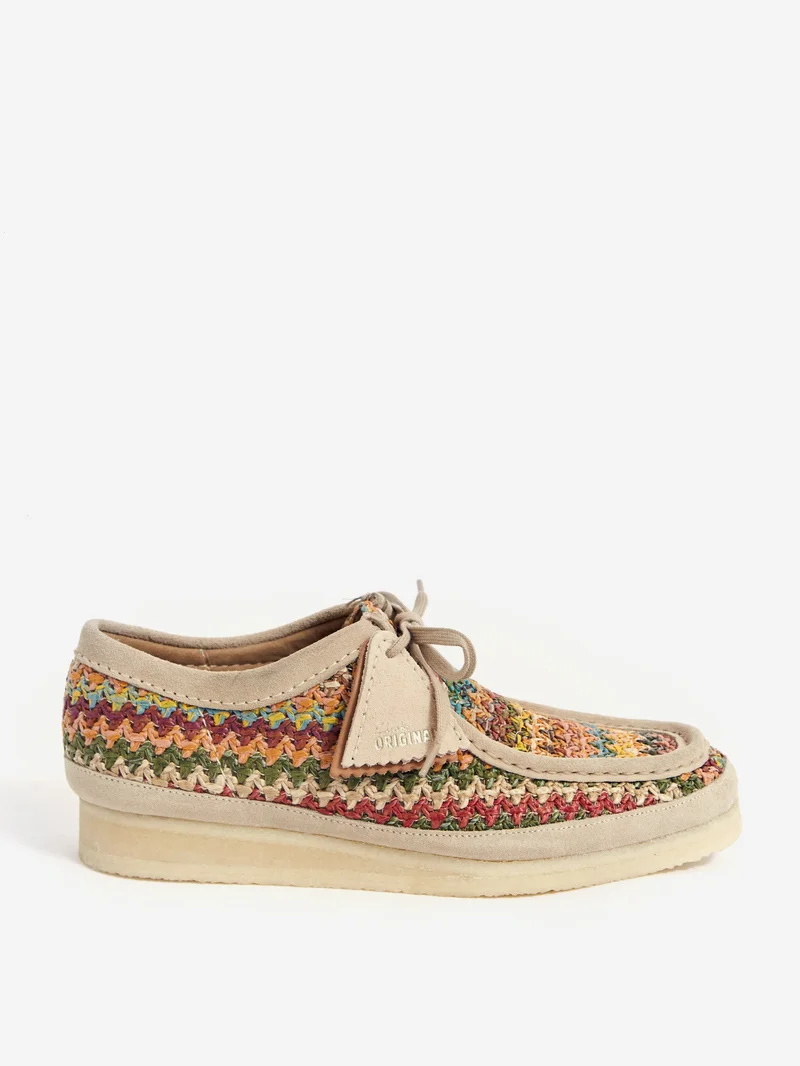 Image of Clarks Originals Wallabee - Multi Rafia