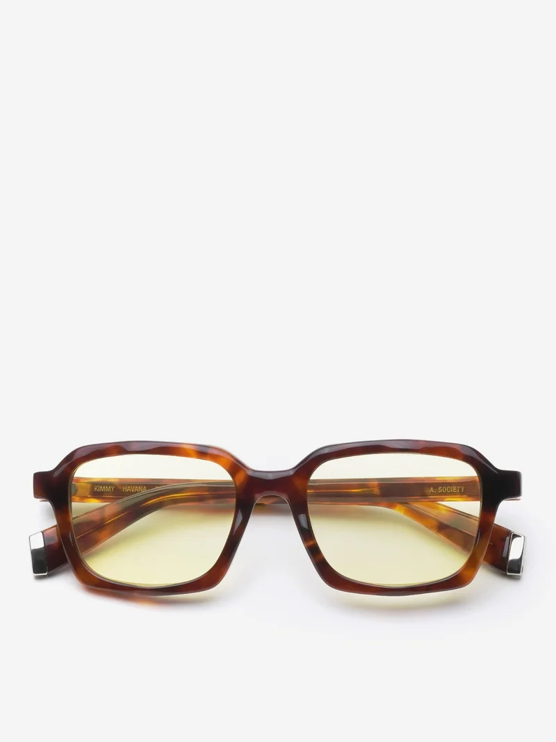 Image of A.SOCIETY Kimmy Sunglasses  - Havana/Yellow