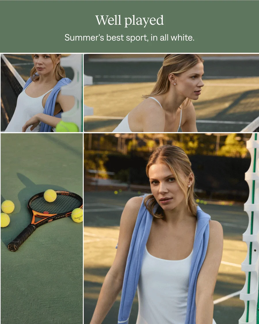 Shop tennis whites