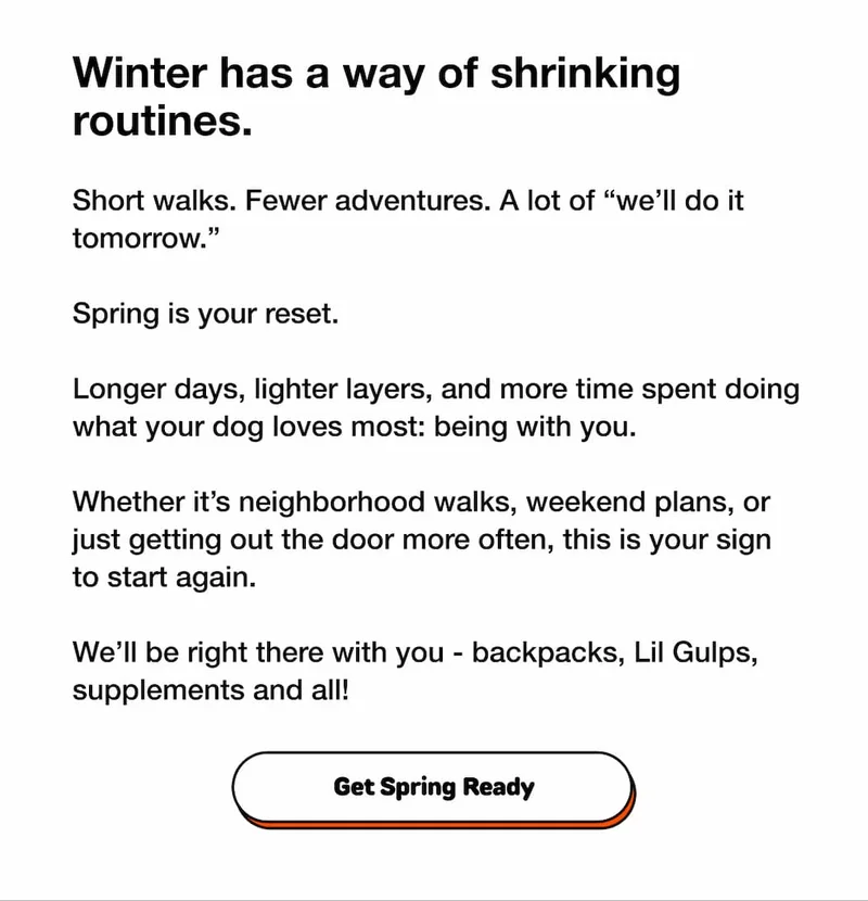 Winter has a way of shrinking routines.