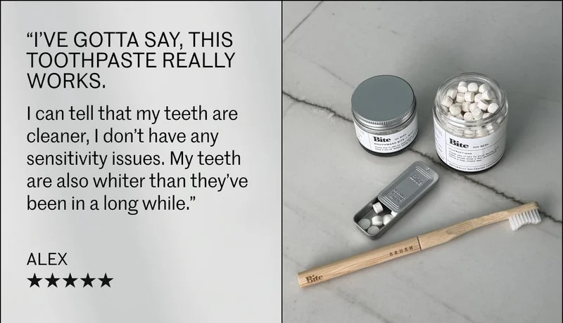 "This toothpaste really works."