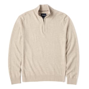 EasyCash Merino Quarter Zip Sweater