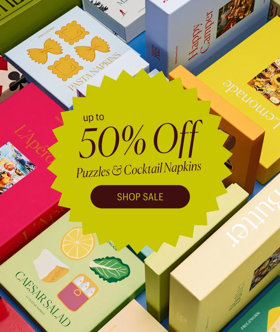 Up to 50% Off puzzles & cocktail napkins! Shop Sale