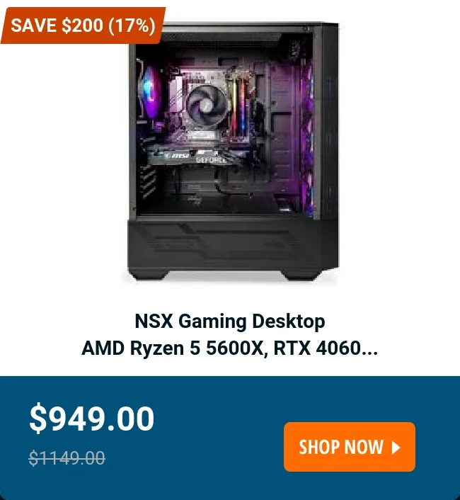 NSX Gaming Desktop