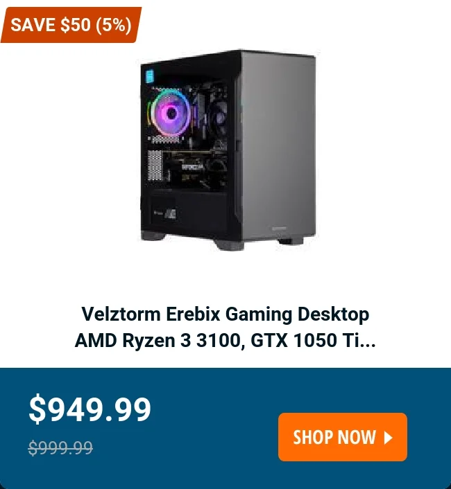 Velztorm Erebix Gaming Desktop