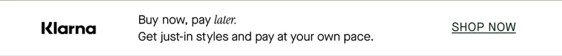 Klarna - Buy now, pay later.