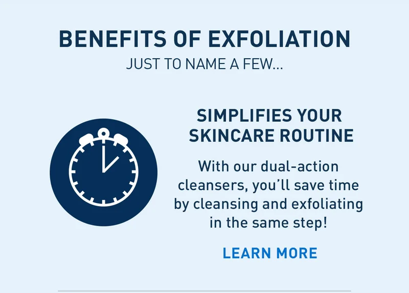BENEFITS OF EXFOLIATION