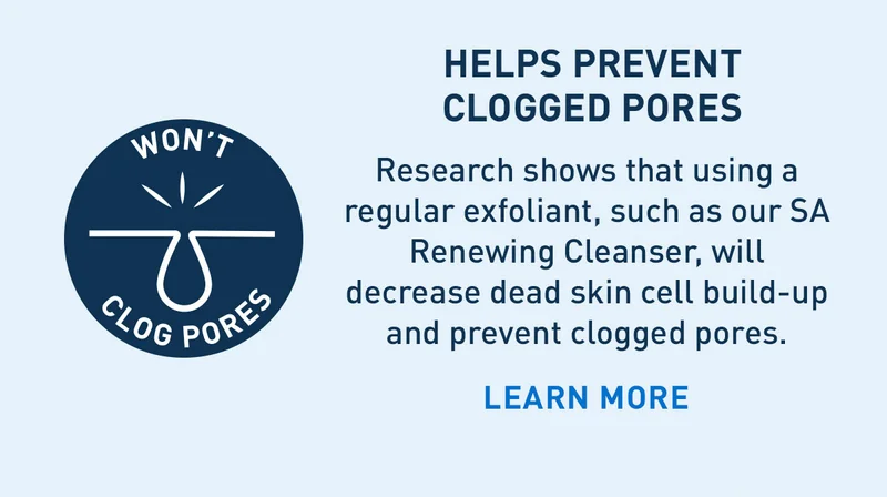 HELPS PREVENT CLOGGED PORES