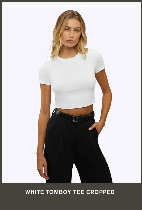 Tomboy Tee Cropped