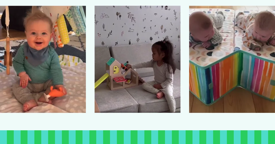 Children playing with Playthings