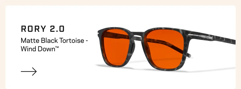Rory 2.0 - Matte Black Tortoise - Wind Down™