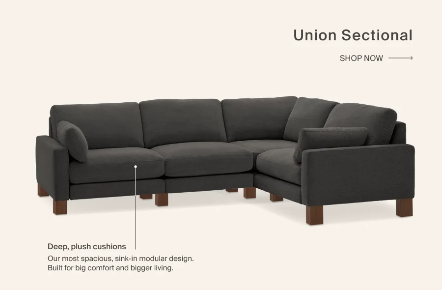 Union 4-Seat Sectional
