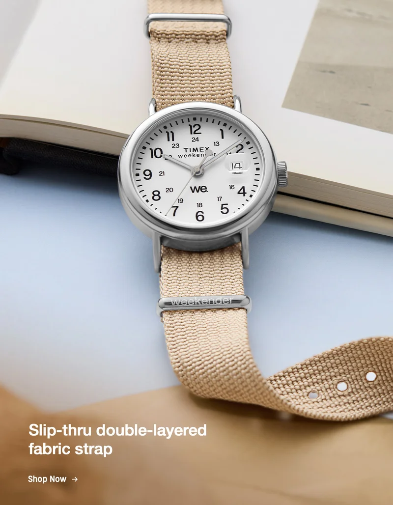 Slip-thru double-layered fabric strap | Shop Now