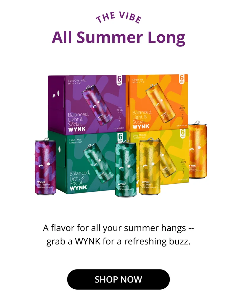 A flavor for all your summer hangs -- grab a WYNK for a refreshing buzz.