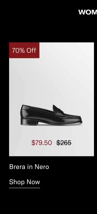 Brera in Nero. Shop Now