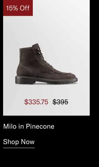 Milo in Pinecone. Shop Now